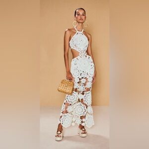 Cult Gaia crochet gown